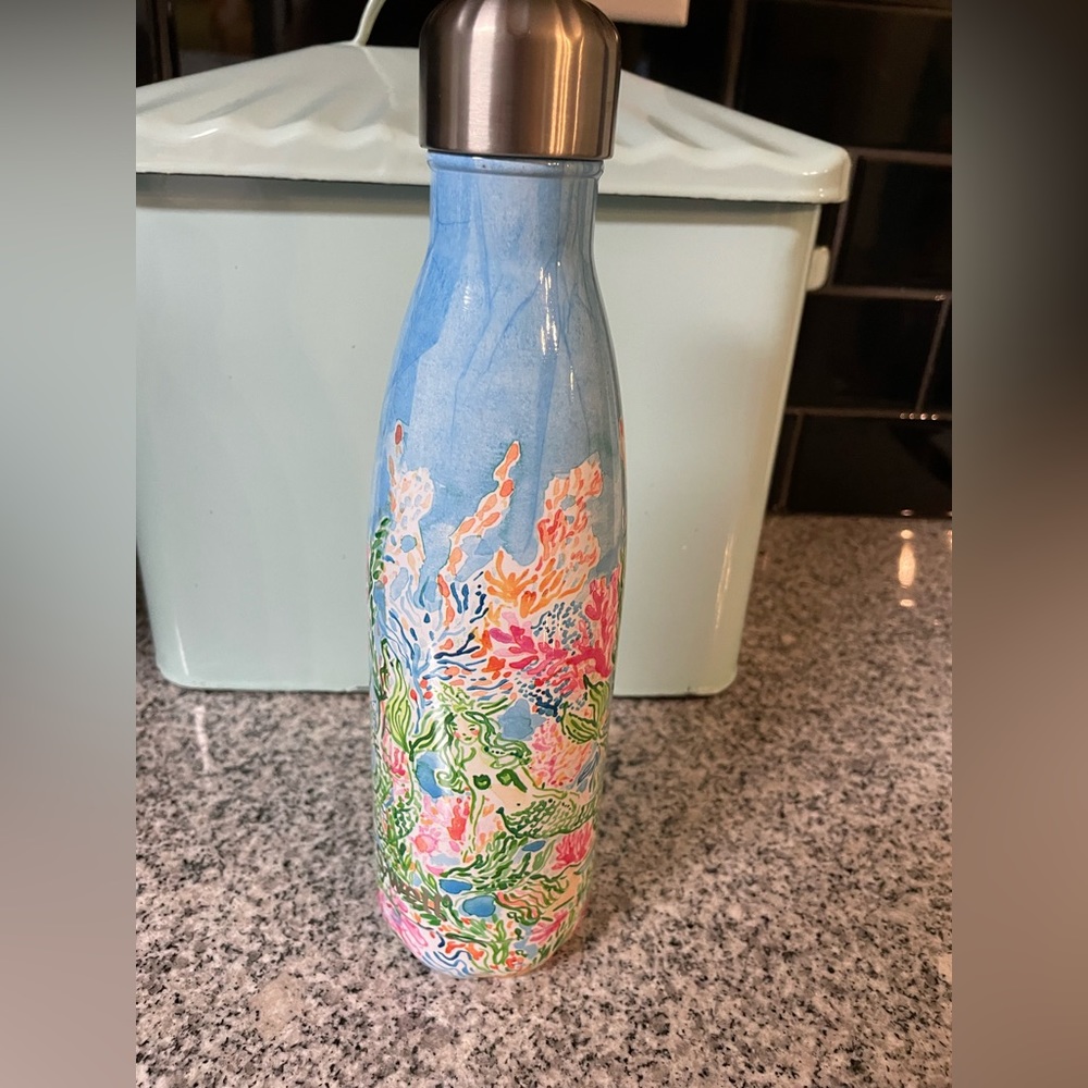 Starbucks x Swell x Lilly Pulitzer Water Bottle Mermaids Cove - Picture 2 of 3